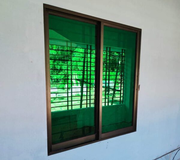 Aluminium Sliding Window 6mm Mercury Glass