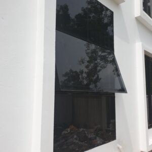 Curtain Wall Black 5mm Glass